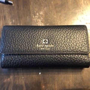 Black Authentic Kate Spade Wallet